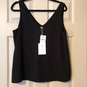 Wayf Double V Neck Tank - NWT